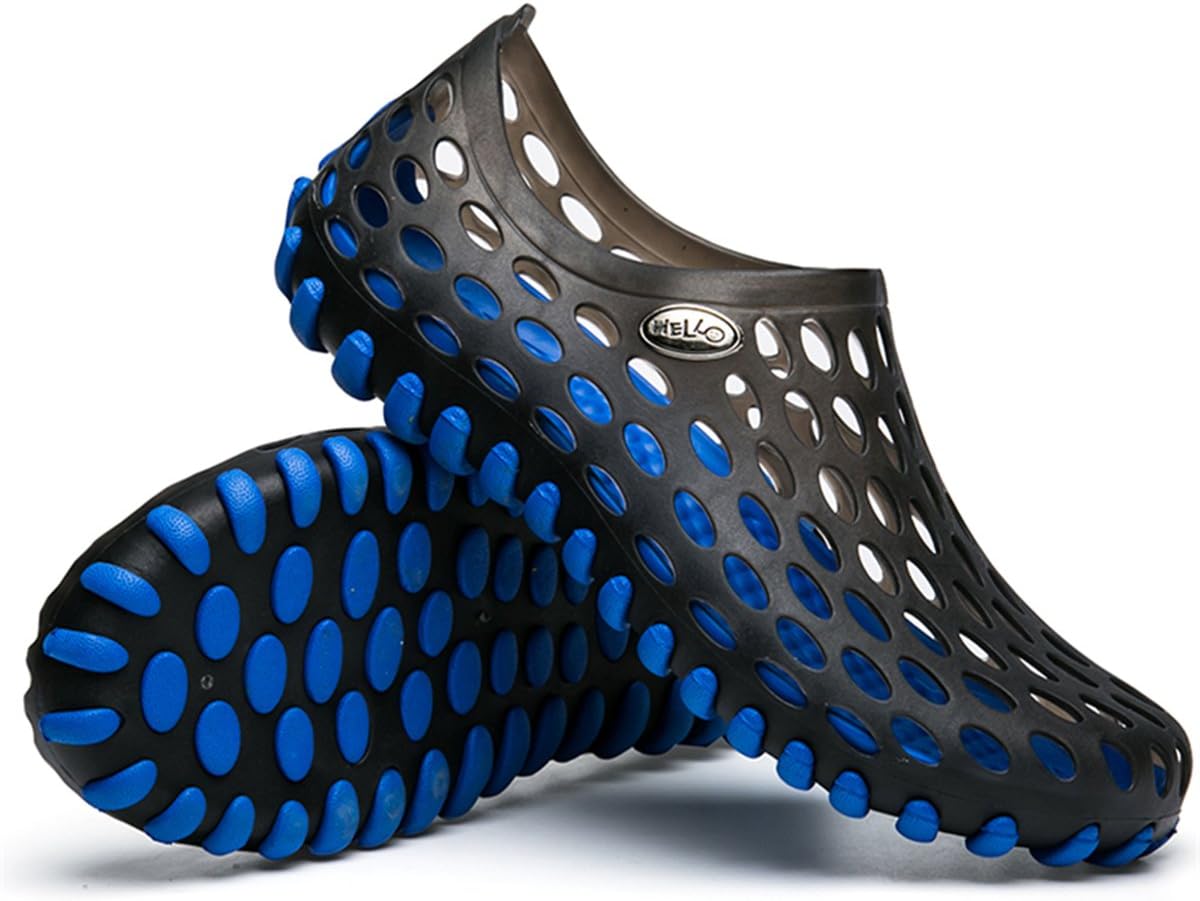 clapzovr Mens Sandals Shower Water Shoes Beach Swim Pool River Shoes Comfort Garden Clogs - Image 3