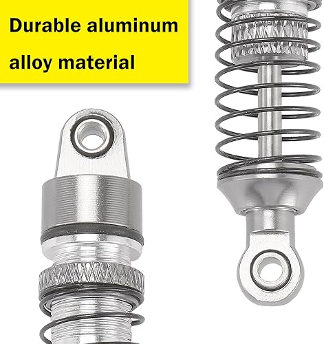 Miniatura 4 de Kimapeso Aluminio 52MM RC Amortiguador de viaje largo ajustable Amortiguador roscado de aceite para TRX4M 118 RC Crawler Actualizaciones Accesorios