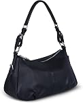 HESHE Leather Purses for Women Shoulder Bag Designer Handbags Soft Hobo Purse Crossbody Bags Ladies Work Bag