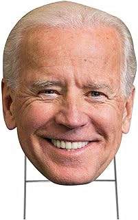 Joe Biden Big Head Presidential Election 19"x14" Yard Sign with Stakes Made in USA USA