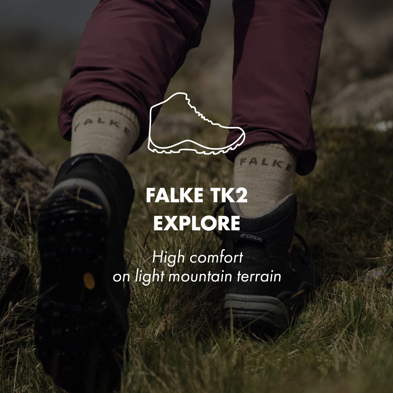 Falke TK2 Explore Wool Women | Wandelsokken | Samenstelling met wol - 16395