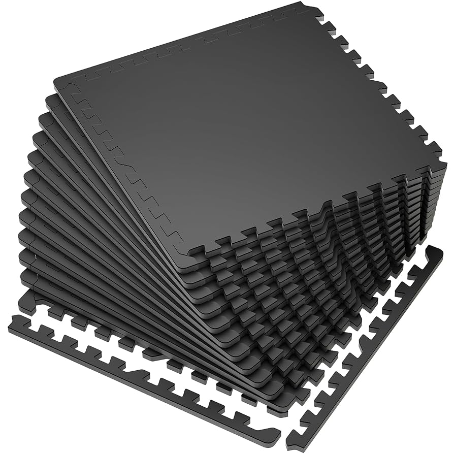 MTM　サイトイン　クリーンレスト Amazon.com: SUPERJARE 0.56'' Thick 6 Pcs 24 Sq Ft Rubber Top