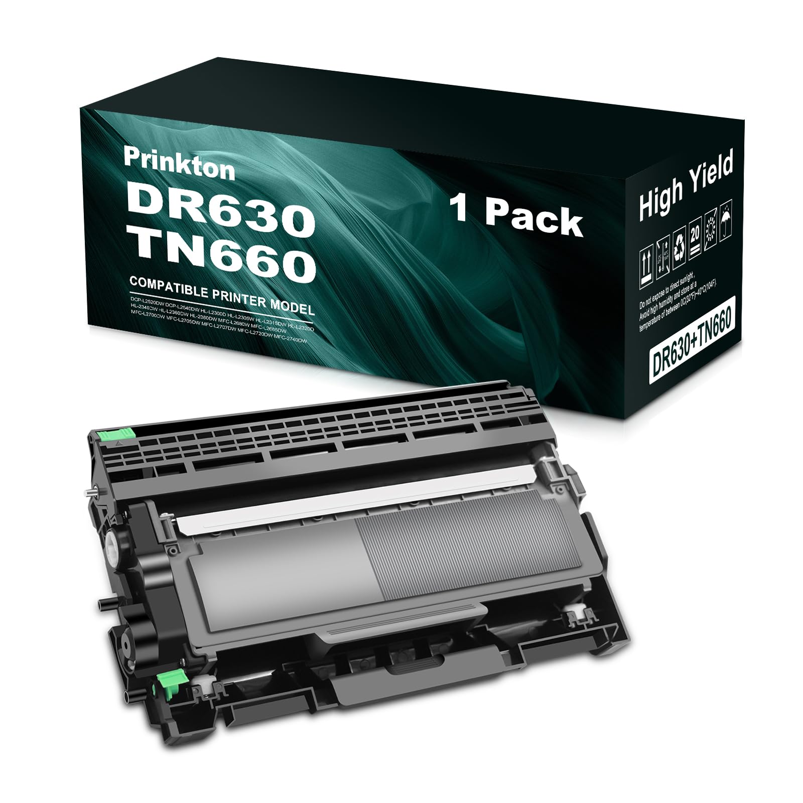 TN660 Toner Cartridge Fit for Brother TN630 HL-L2365DW MFC-L2700DN DCP-L2560DW e
