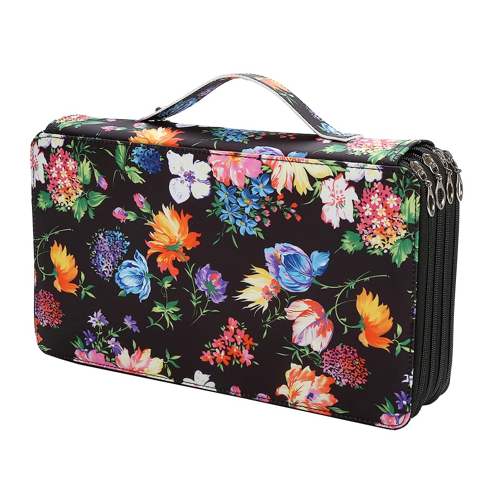 300 Slots Colored Pencil Case Organizer, 4 Layer Bag