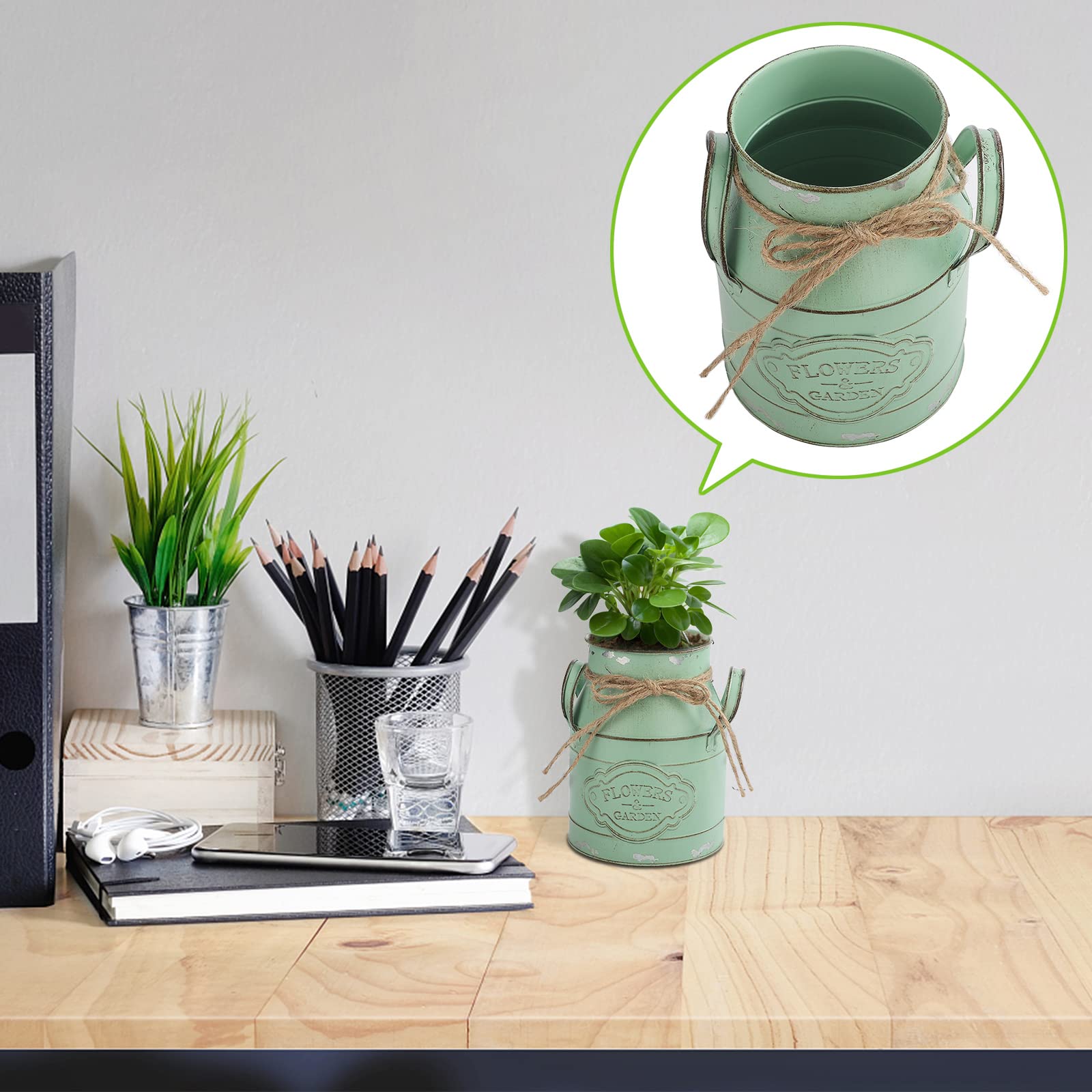 Vaso Per Fiori Pollo In Metallo Uccello Decorazione In Metallo Zincato 511637cm
