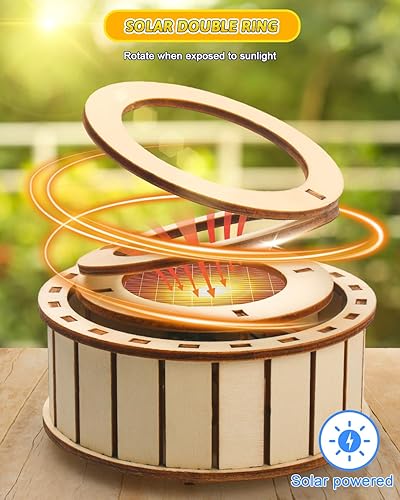 Miniatura 5 de Kits STEM, 4 juegos de proyectos STEM para niños de 8 a 12 años, juguetes para niños de 8 a 10 años, rompecabezas de madera 3D, arte y manualidades,