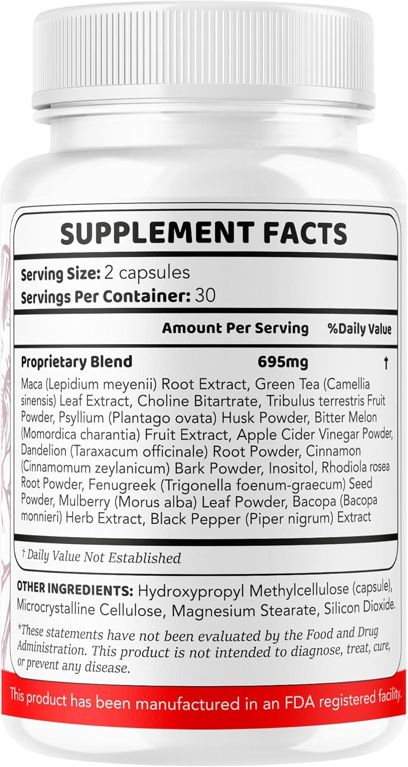 (2 Pack) Glyco Balancer Capsules - Official GlycoBalancer Supplement Support Pills Advanced Formula All Natural Premium Ingredinets for Health Support Vitamins and Wellness, 120 Capsules for 2 Months - Image 8