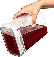 Vista 4 de Juego de 32 recipientes herméticos grandes para almacenamiento de alimentos, recipientes de plástico para cocina y despensa, sin BPA, tapas