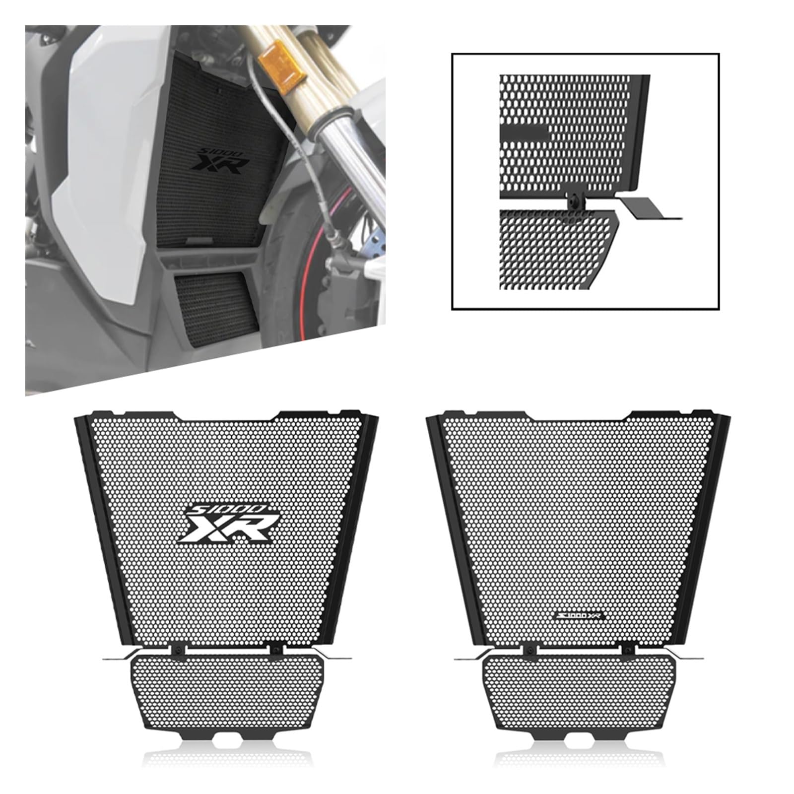 Per BMW S1000XR S1000 S 1000 XR 1000XR TE 2020 2021 2022 2023 2024 accessori per la protezione della copertura della protezione della griglia del radiatore del motociclo  201355758