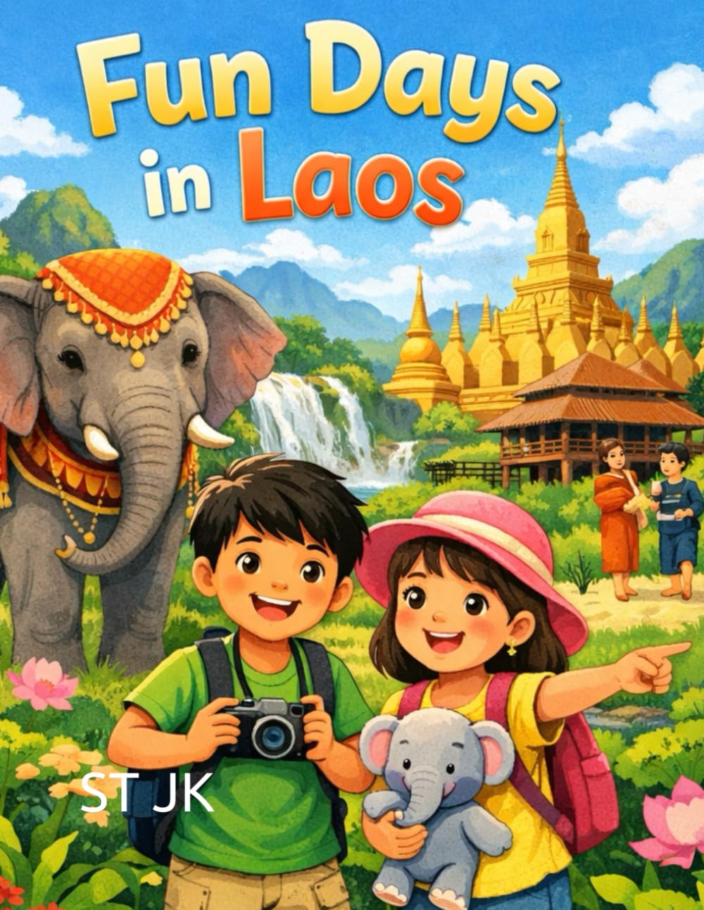 Fun Days in Laos for Kids: A Simple Reading Book About Culture, Family, and Adventure