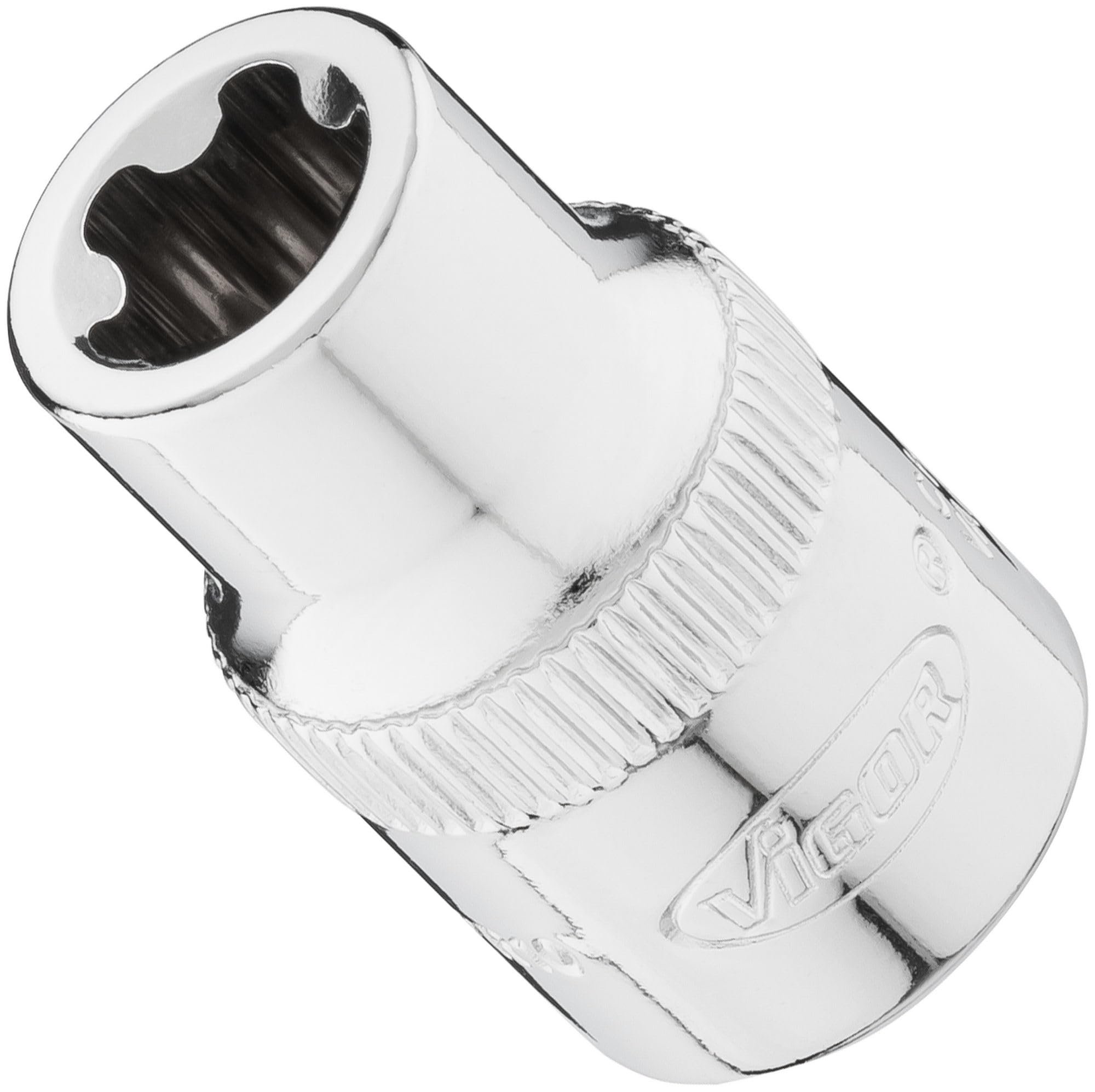 ViGOR T-Plus Socket Spanner Insert V7920-EPR10, 3/8 inch Socket Spanner Insert EPR10, Durable and Robust, Ideal for workshops and DIY Enthusiasts