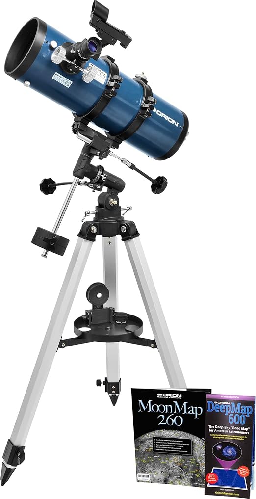 Orion StarBlast II 4.5 Equatorial Reflector Telescope for Astronomy Beginners