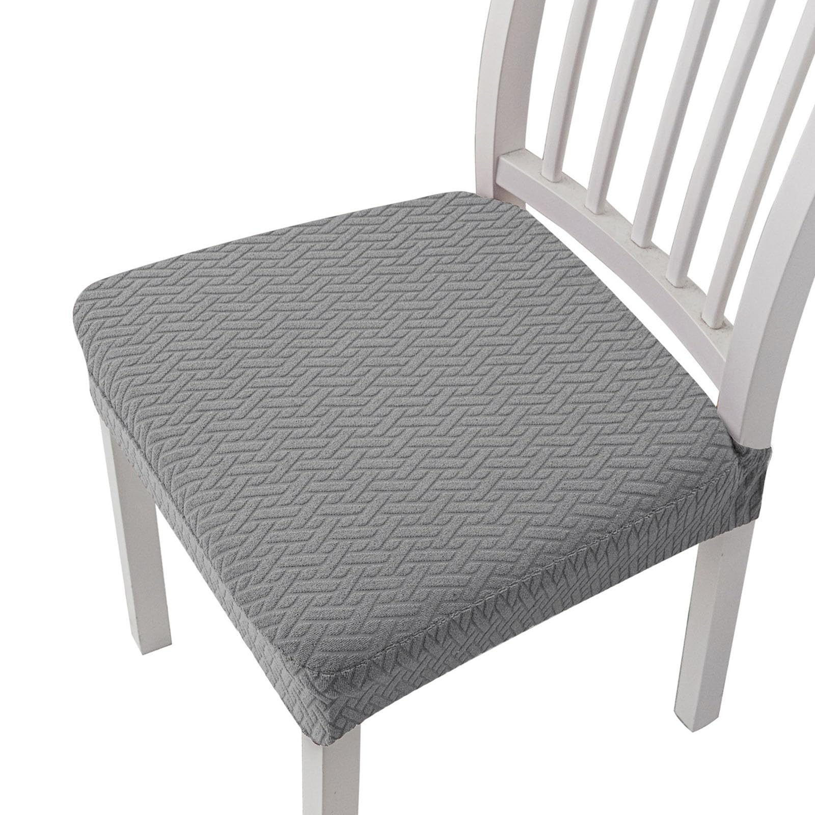 Piceioep Stretchy Waterproofs Slip Resistant Chair Slipcovers for Home Hotel Dining Chairs Sturdy Polyester Spandex Fabric Spill Polyester with Easy Setup Hotel Home