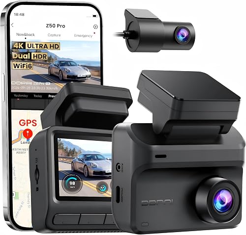 Z50 Pro Dashcam Voiture Avant Arrière DDPAI