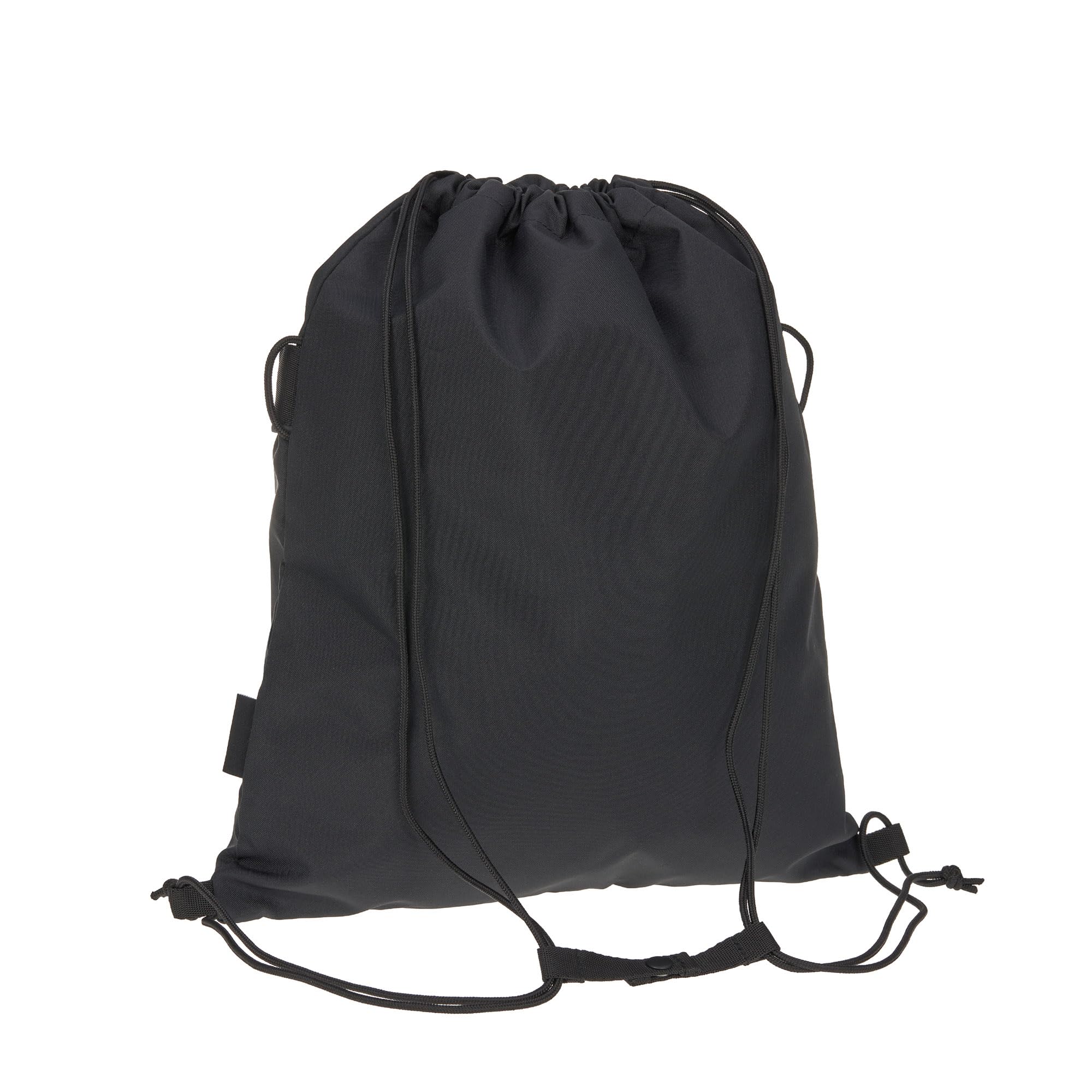 BOLD Lässig Kinder Turnbeutel Sportbeutel mit Rucksackfunktion/School String Bag Bold black