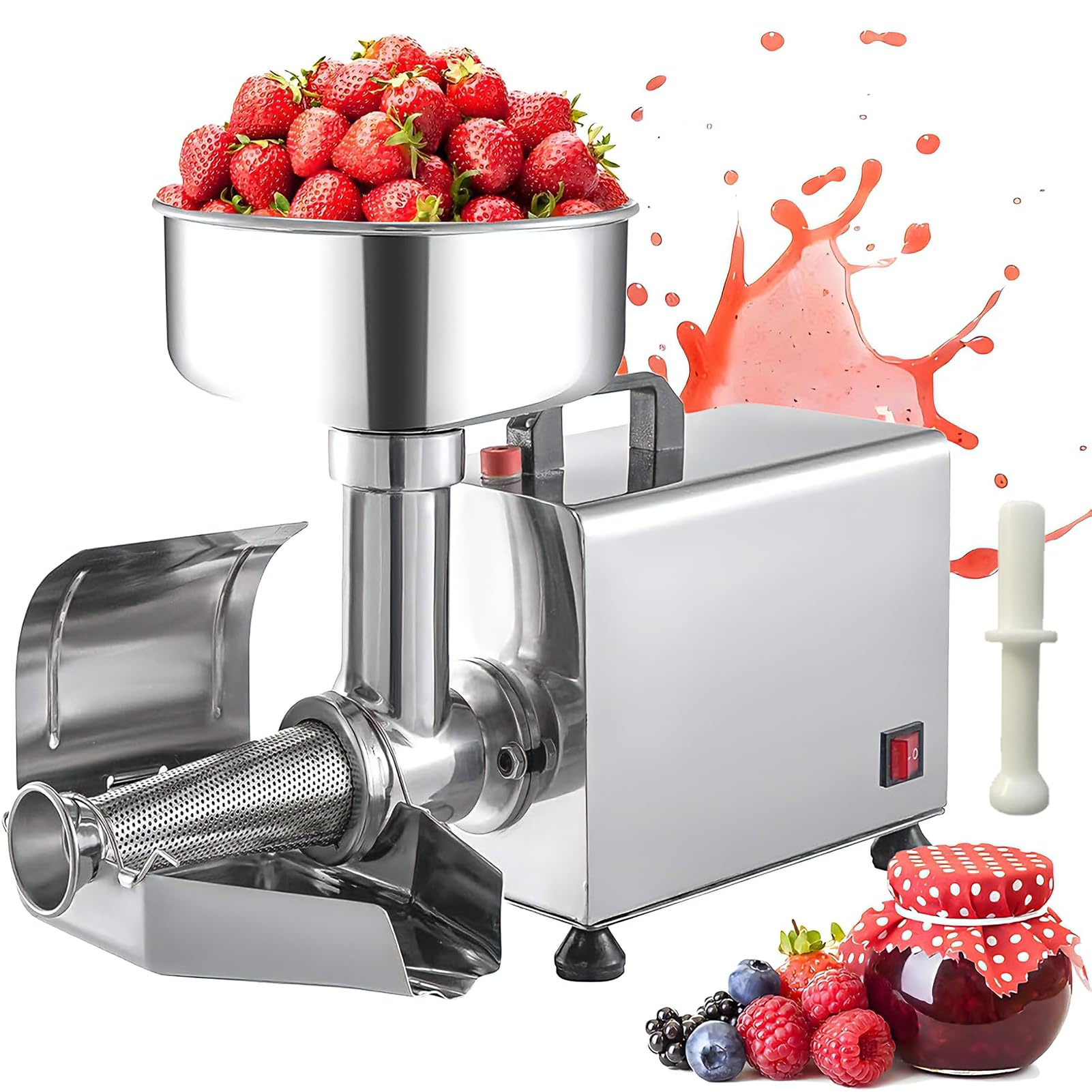 FHRKA Commercial Tomato Strainer Machine, Stainless Steel Food Strainer And Sauce Maker, Food Milling Press Machine,Sauces And More