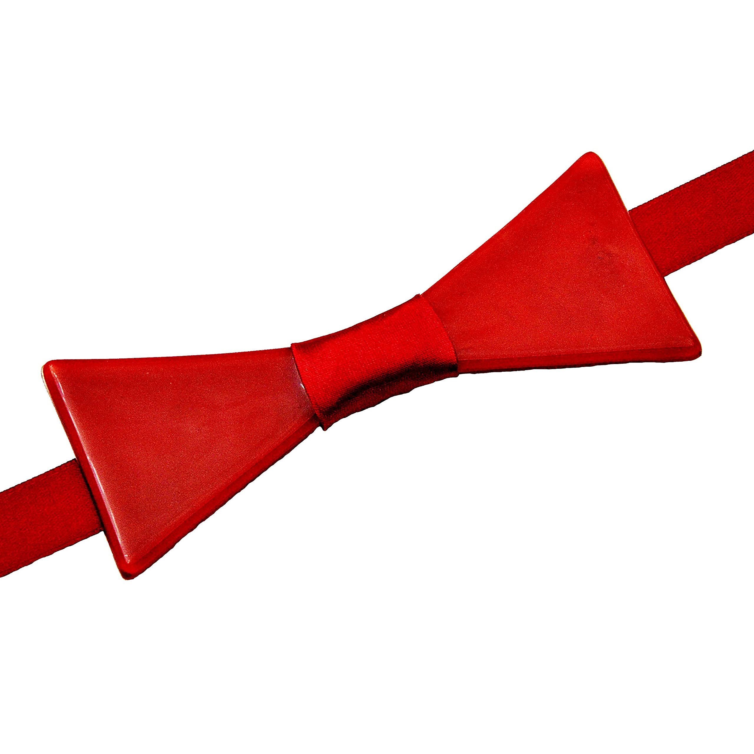 Papillon rosso • Vetro ceco • Nastro di raso • Papillon fatto a mano