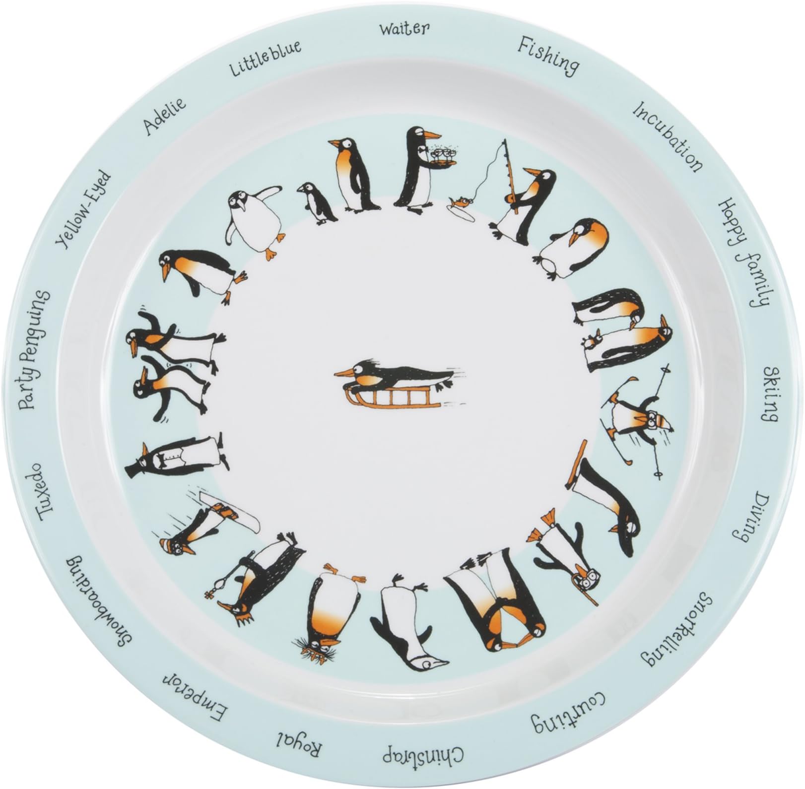 Tyrrell Katz Penguins Plate