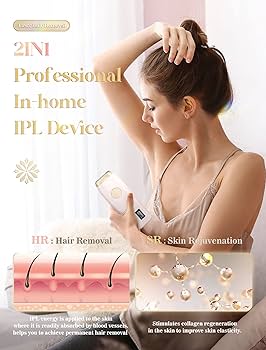 Amazon.com: at-Home IPL Hair Removal for Women, 2-in-1