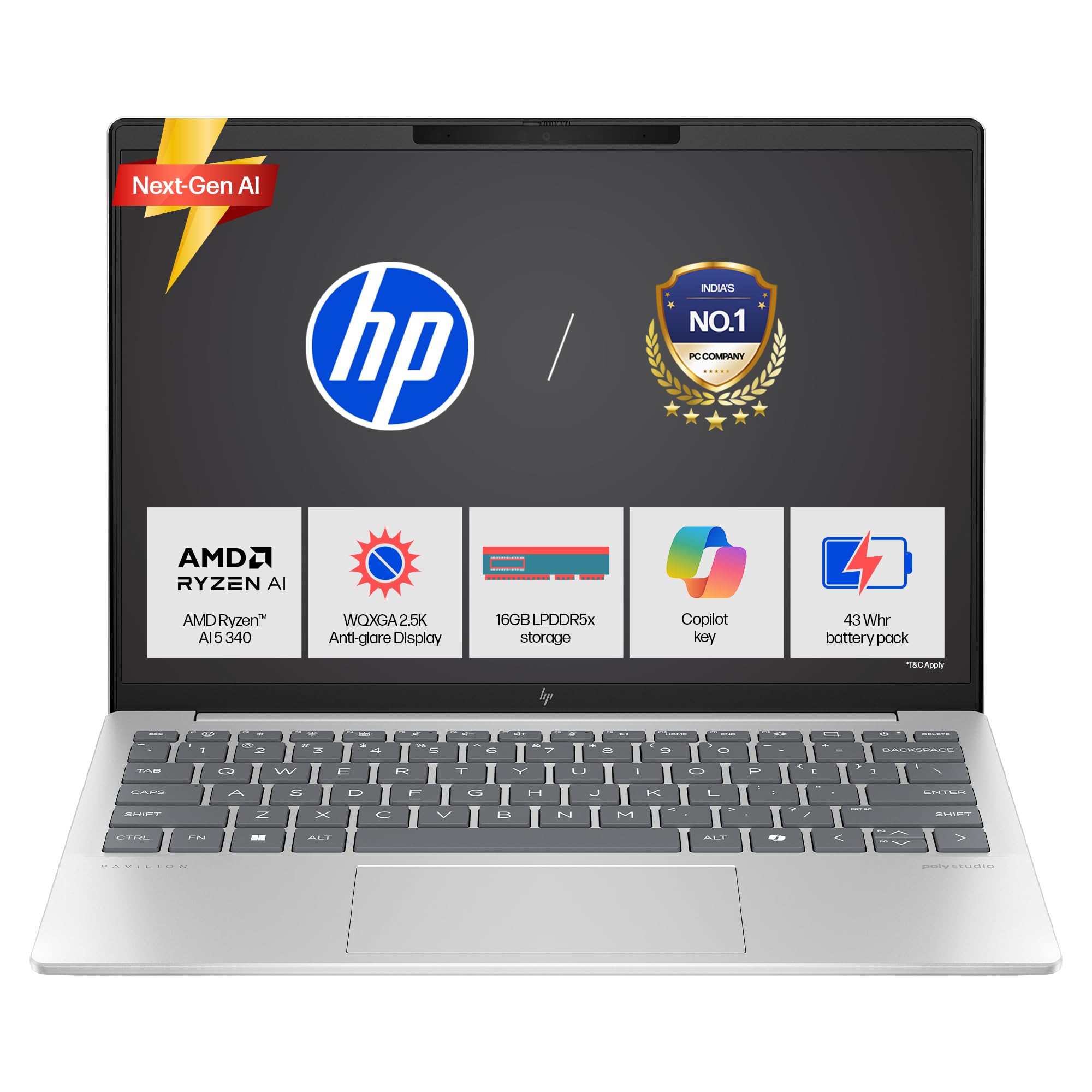 HP OmniBook Aero Ryzen AI5 16GB/512GB 美品 HP OmniBook 7 Aero (Previously Pavilion Plus),AMD Ryzen AI 5 340