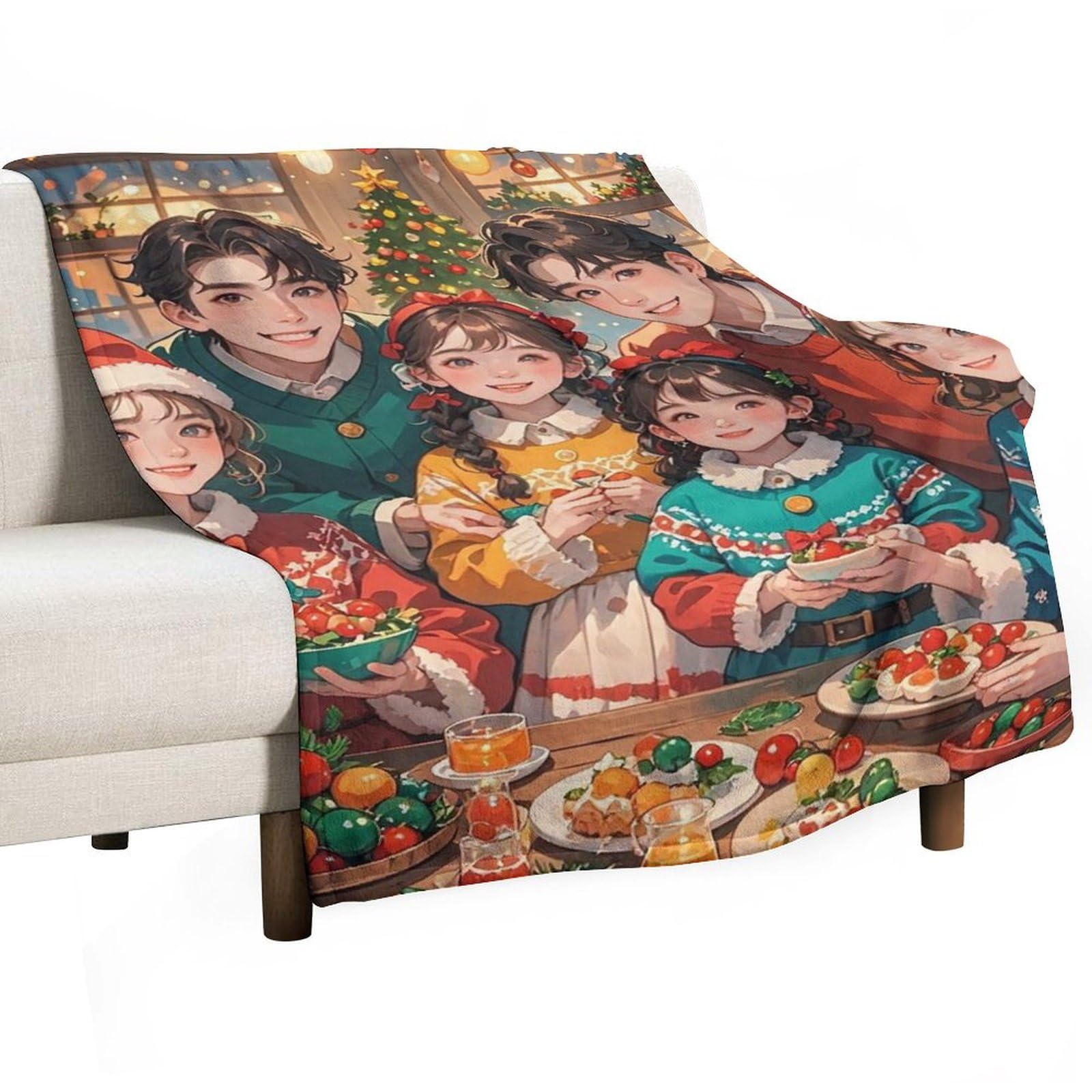Couverture en flanelle anti-boulochage de qualité premium pour lit