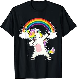 Dabbing Unicorn Shirt Cute Dab Dance Unicorn T-Shirt