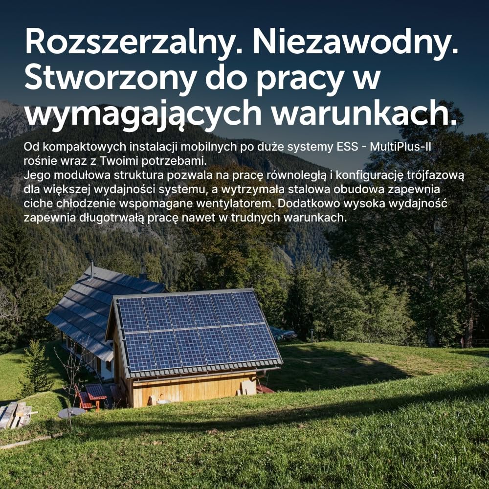 Victron Energy MultiPlus-II 5000VA 48-Volt 230V Falownik Sinusoidalny 70 amp Ładowarka do Akumulatorów
