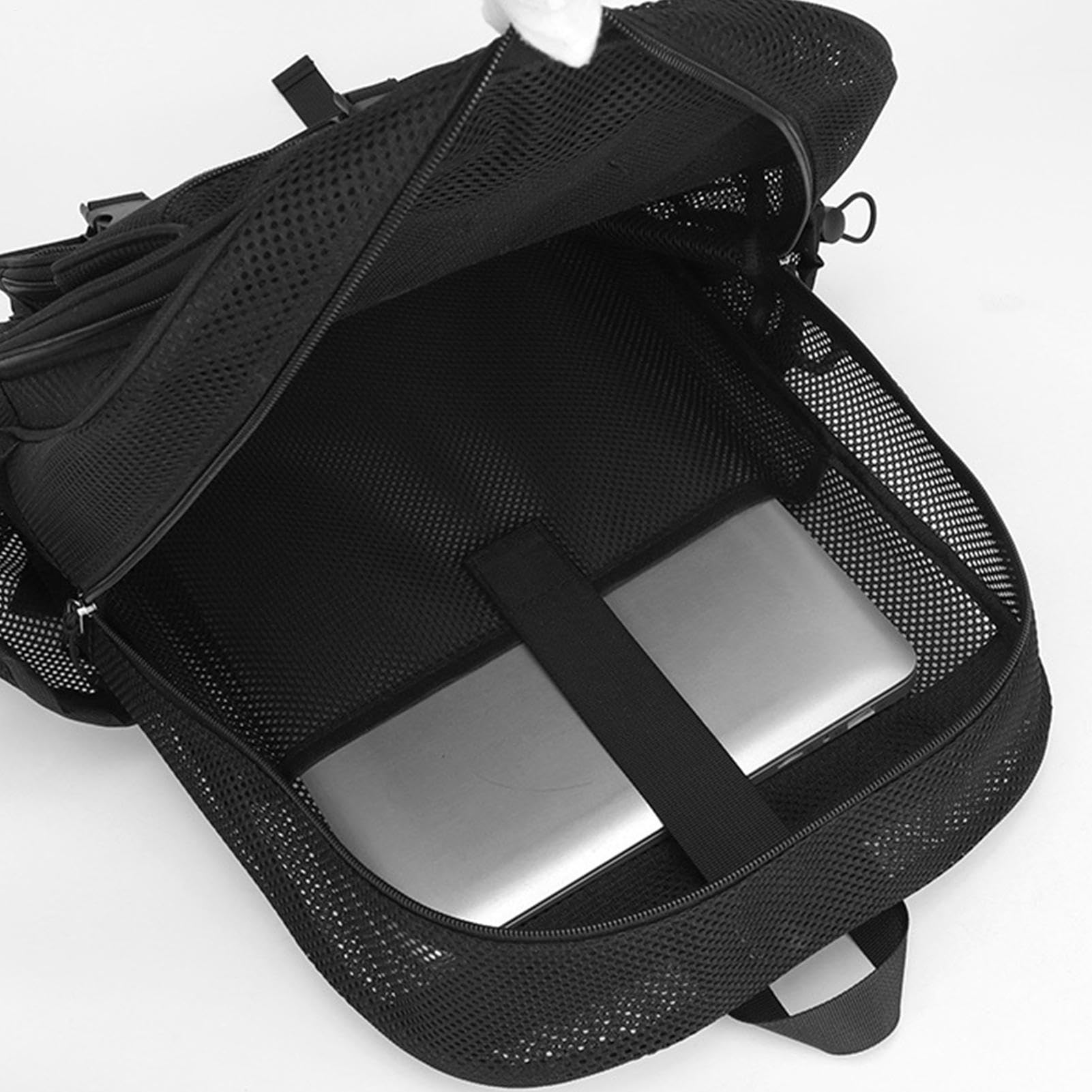 Grande capacità portatile respirabile dello zaino della rete dello zaino della maglia | Borsa da spiaggia semitrasparente per ragazze e ragazzi all'aperto escursionismo nuoto sport lavoro viaggi fitness vacanze