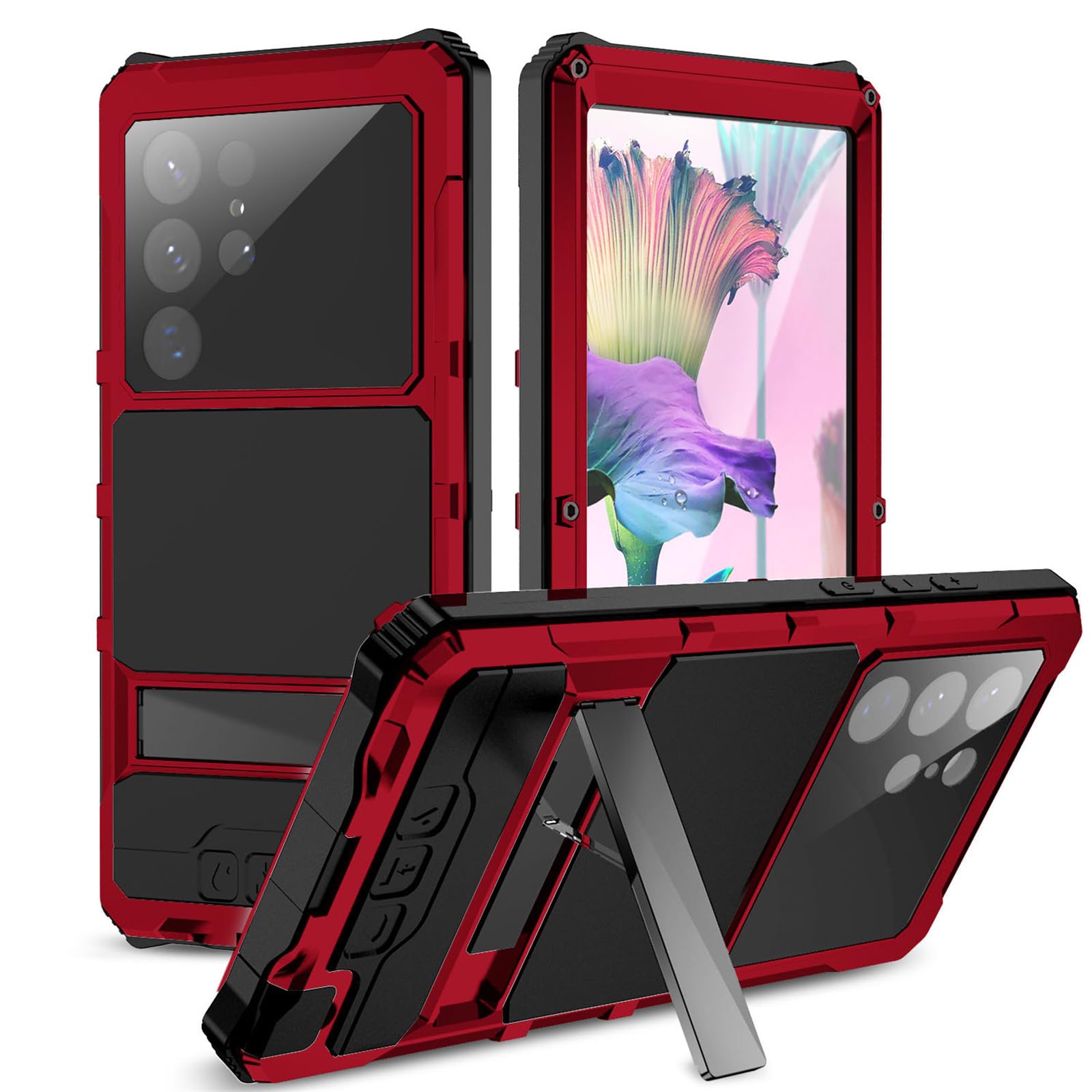 Coque en métal pour Samsung Galaxy S24 Ultra avec écran intégré - 8