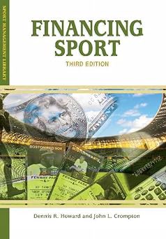 Financing Sport Sport Management Library