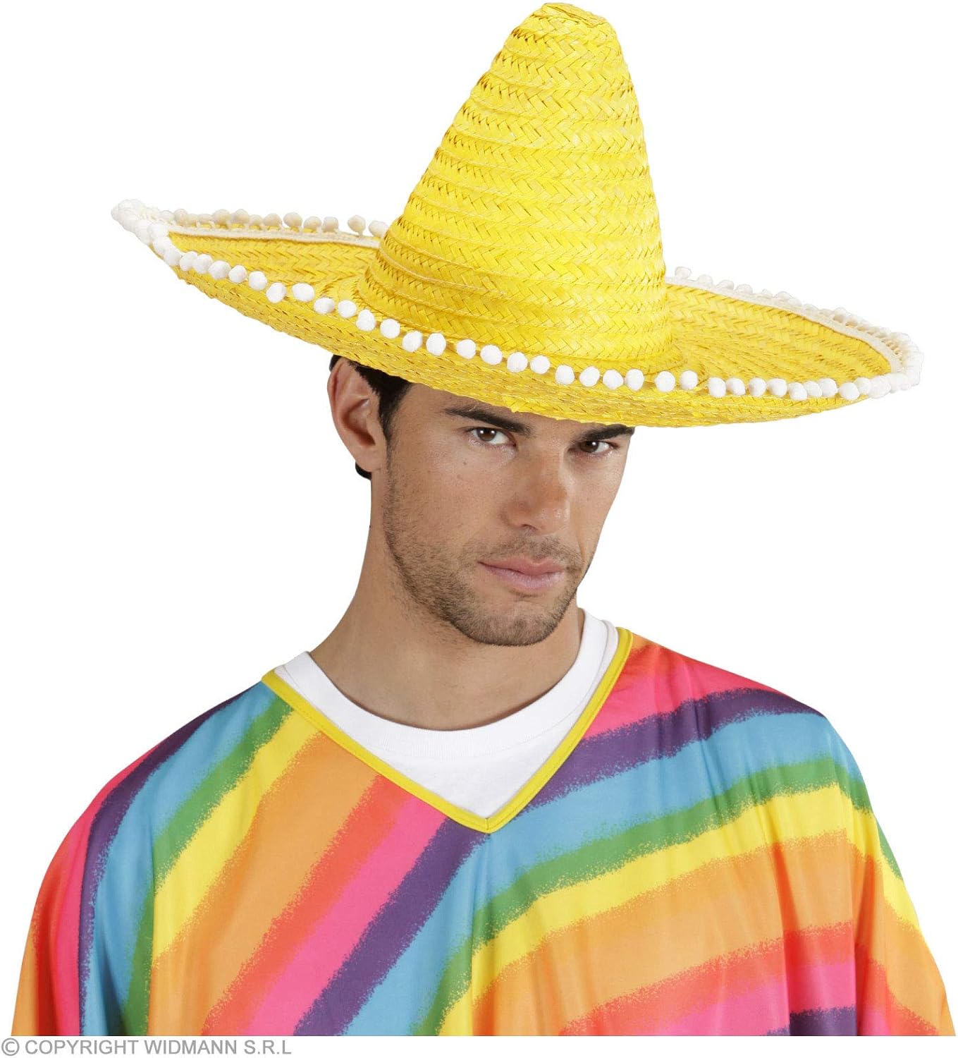 Sombrero with pom poms Clearance