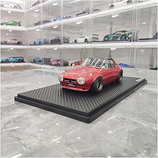 Modelo De Coche A Escala 1 18 para Toyota Sports 800 Simulación Modelo De Coche De Resina Adorno Coleccionable Coleccionables para Adultos Rojo Miniatura De Colección(Red)