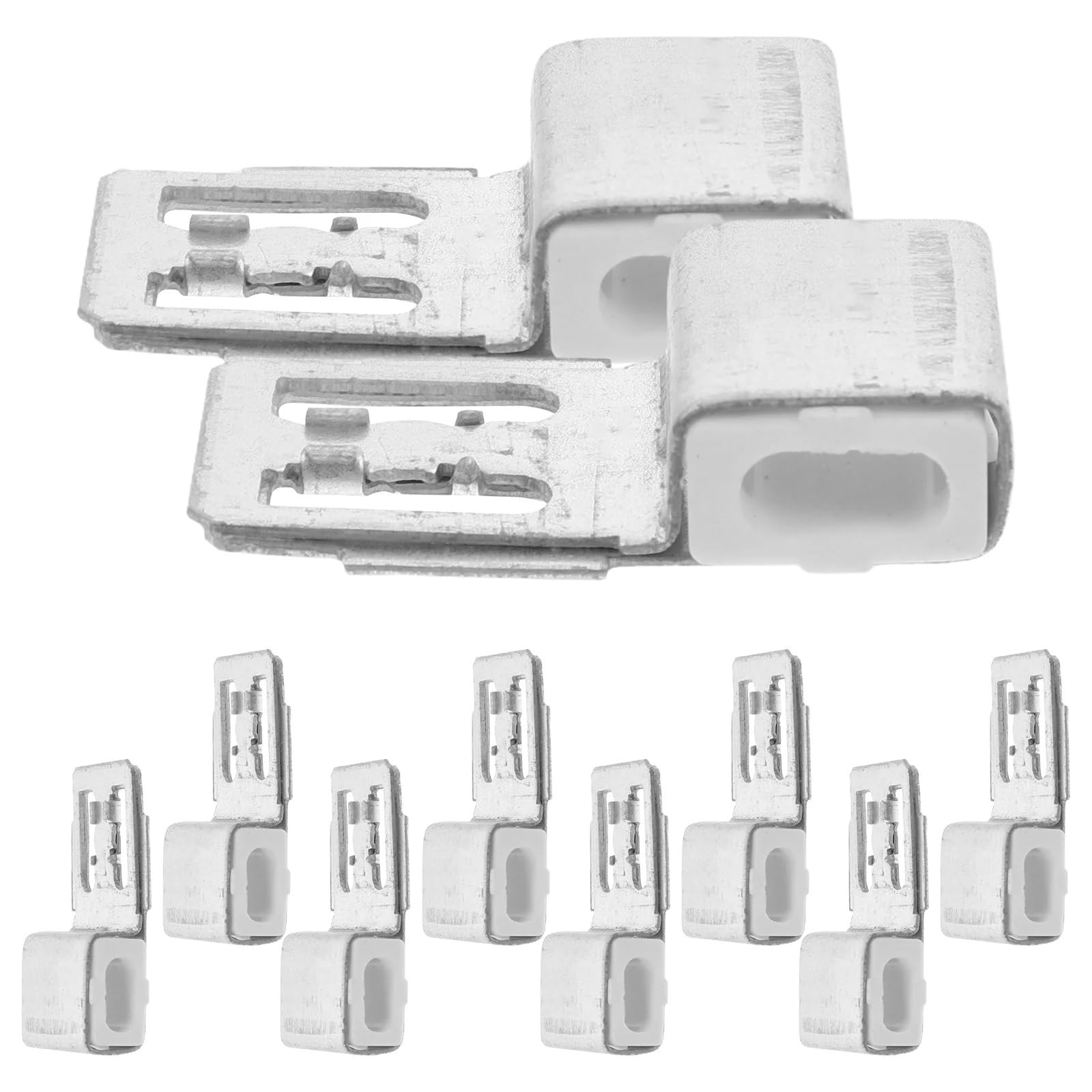 Zaciski sprężynowe tapicerskie Akcesoria do sprężyn sofowych Metalowe klipsy Żelazny zestaw naprawczy fotela Kanapa Sprężyny nóg mebli Krzesło(48PCS)