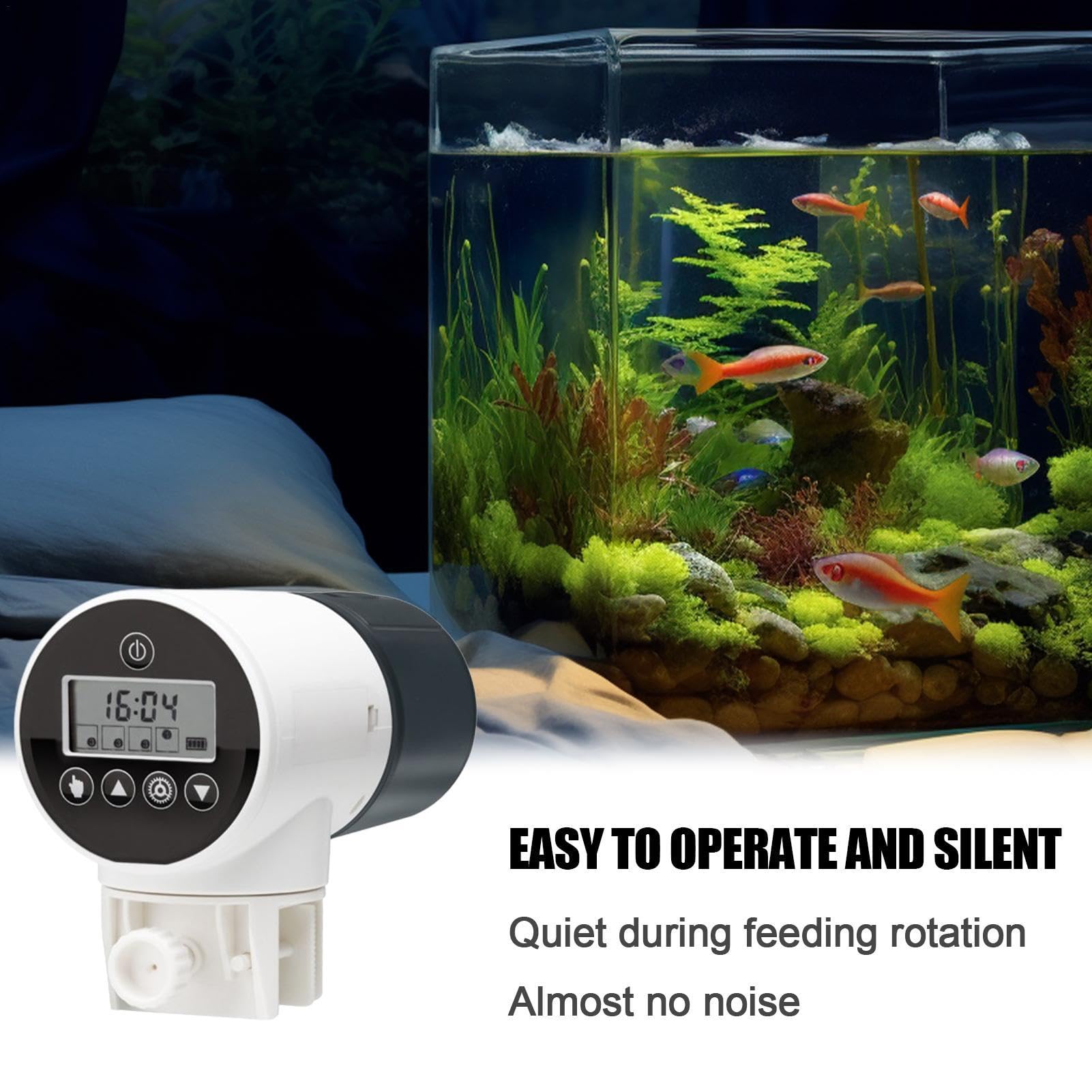 Mangiatoia Automatica Per Acquario - Con Timer USB E Controllo App - Foto 10