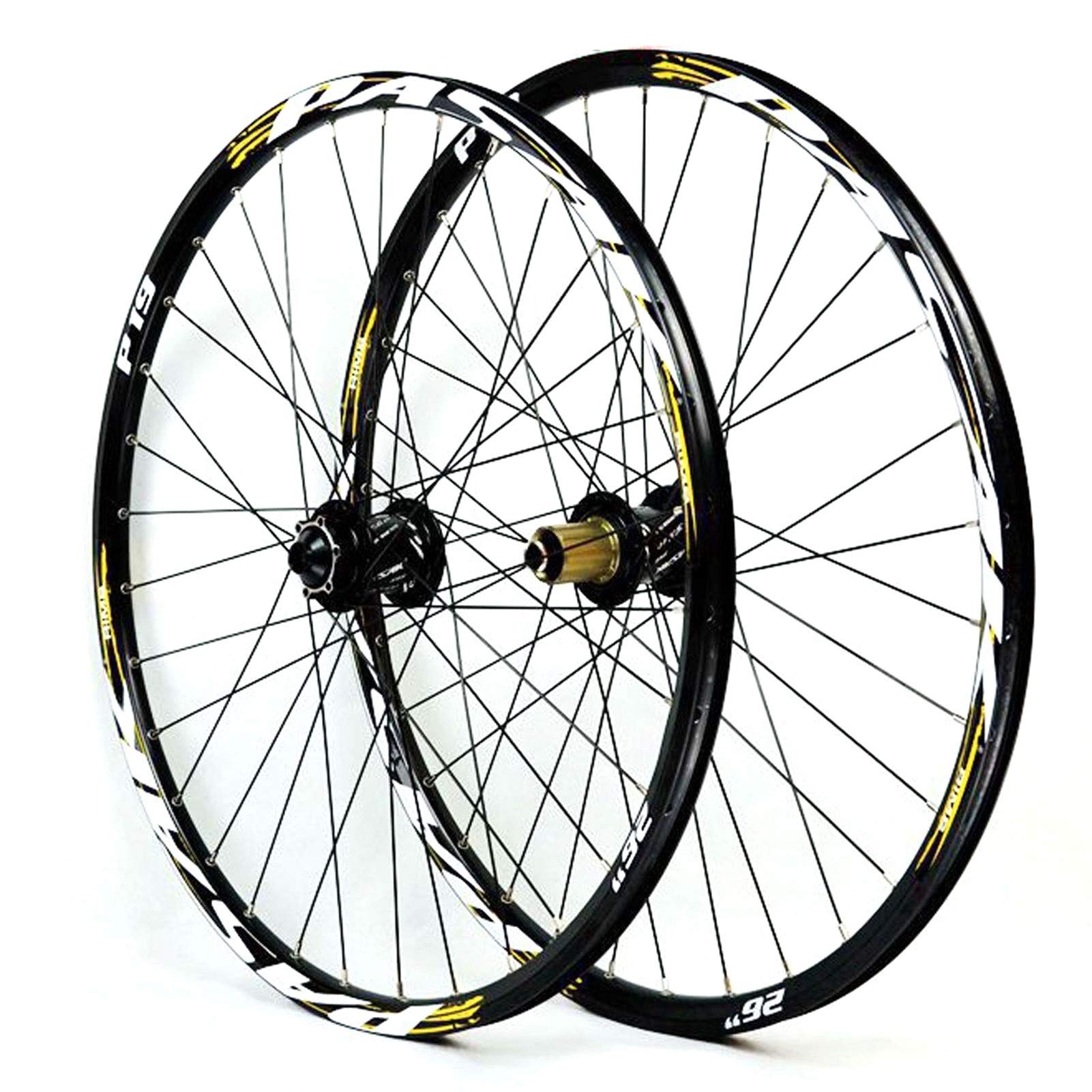Ruote per Mountain Bike a Doppia Parete, 26, 27,5, 29 Pollici, Perno Passante/sgancio rapido, Ruota Anteriore/Posteriore, Freni a Disco, mozzo a 7, 8, 9, 10, 11 velocità