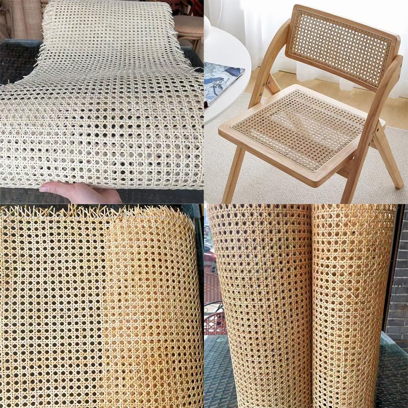 Natürliches Rattanband,PE Rattan Gurtband 40 cm breites natürliches echtes Rattan-Gurtband, Rolle, Rohrgeflecht, Blatt for Stuhl, Tisch, Möbel, Reparaturmaterial(Original,40x90cm)