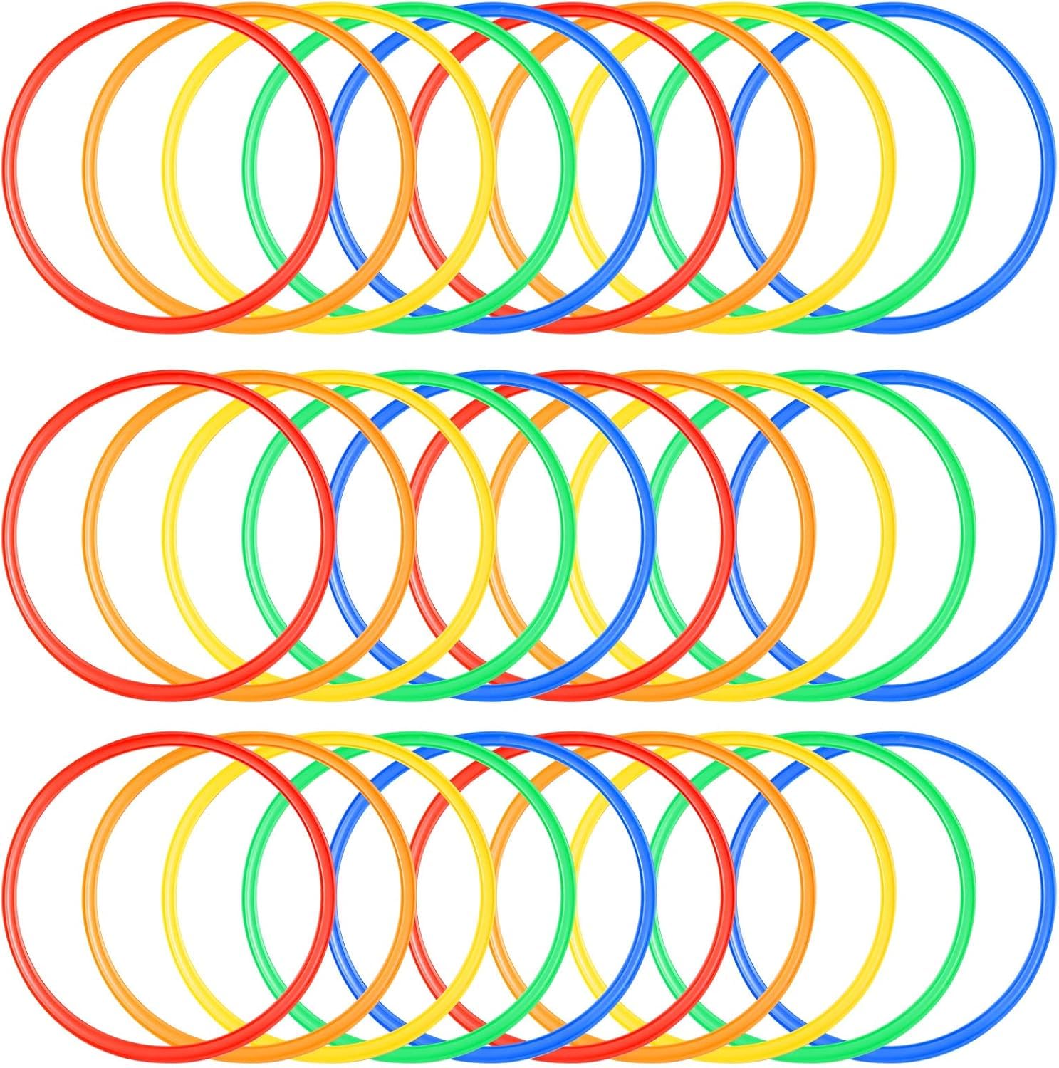 FORGO Agility Training Ring Ladder 18" Round(Set of 12 Rings) - Multicolored (B0BPM4QVZL) Amazon Price History, Amazon Price Tracker