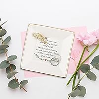 Vista 2 de Plato de joyería de cerámica para boda