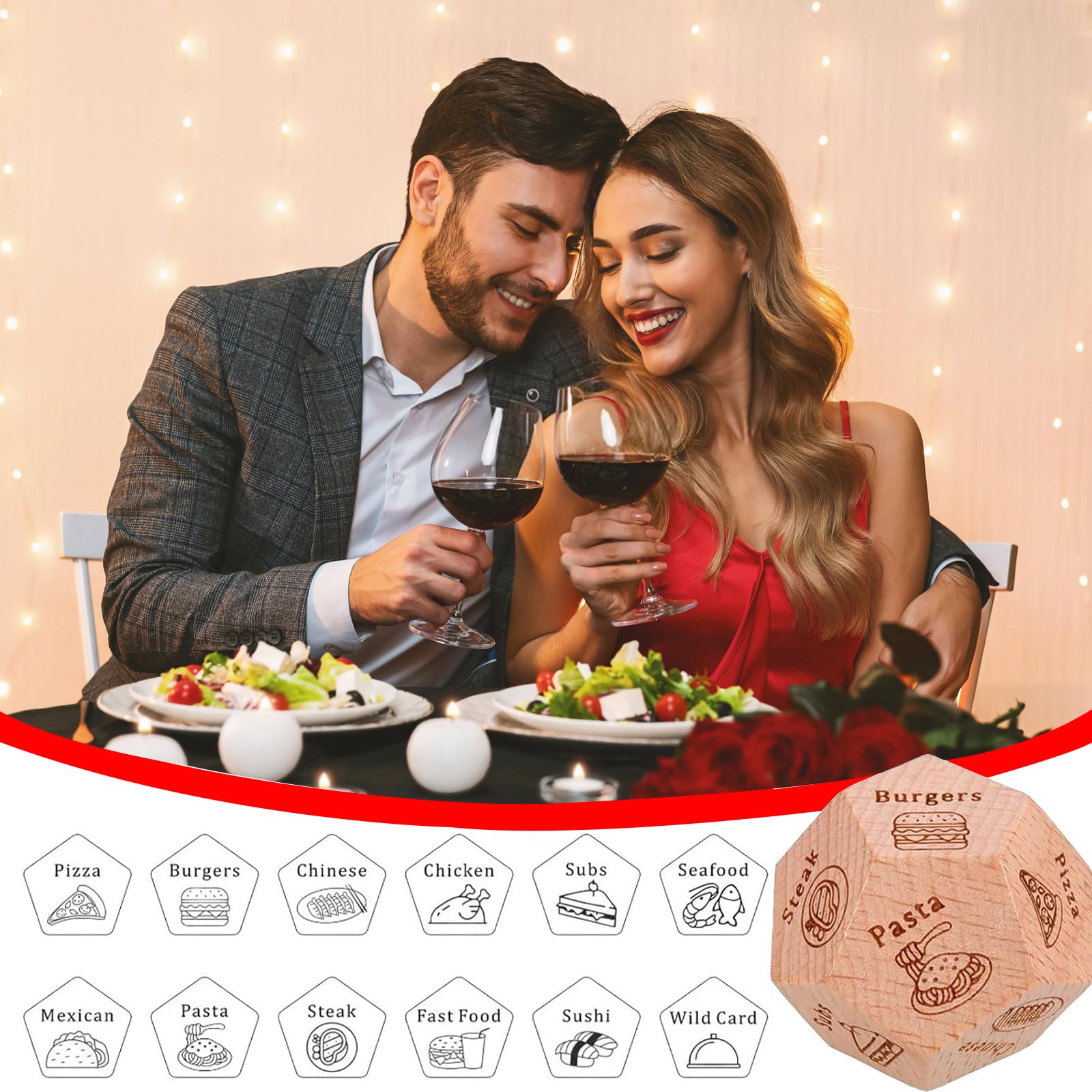 UNICRAFTALE 1 Lot De Dés De Décision En Acier Inoxydable Avec