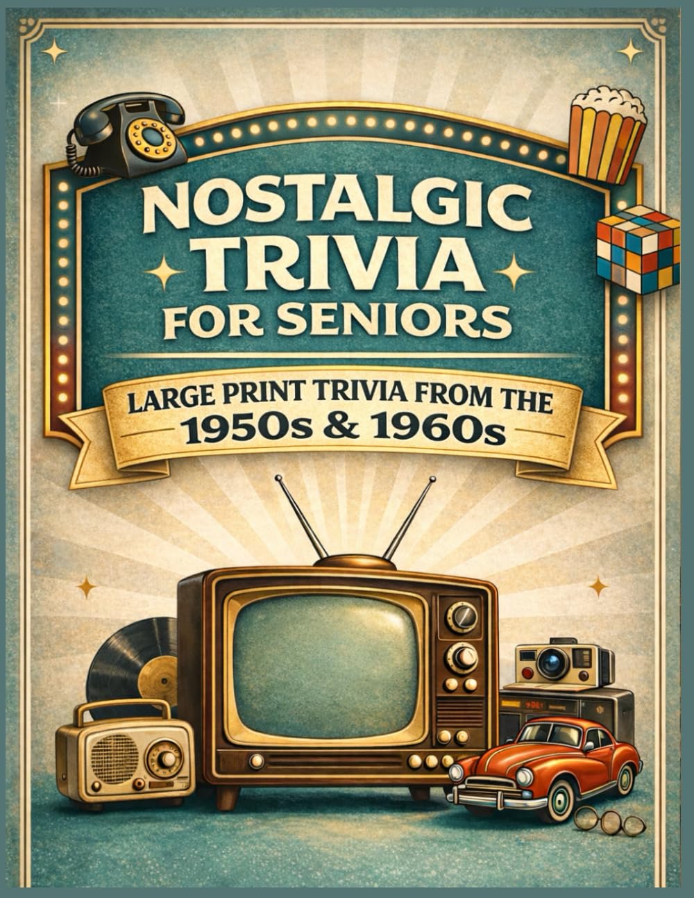 Nostalgic Trivia for Seniors: Large Print Trivia from the 1950s & 1960s