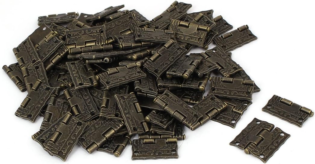 Jewelry Box Retro Style Printing Bearing Door Hinge Bronze Tone 25mm Long 95pcs (ec56a137856286646c95ee0541fe45b7)