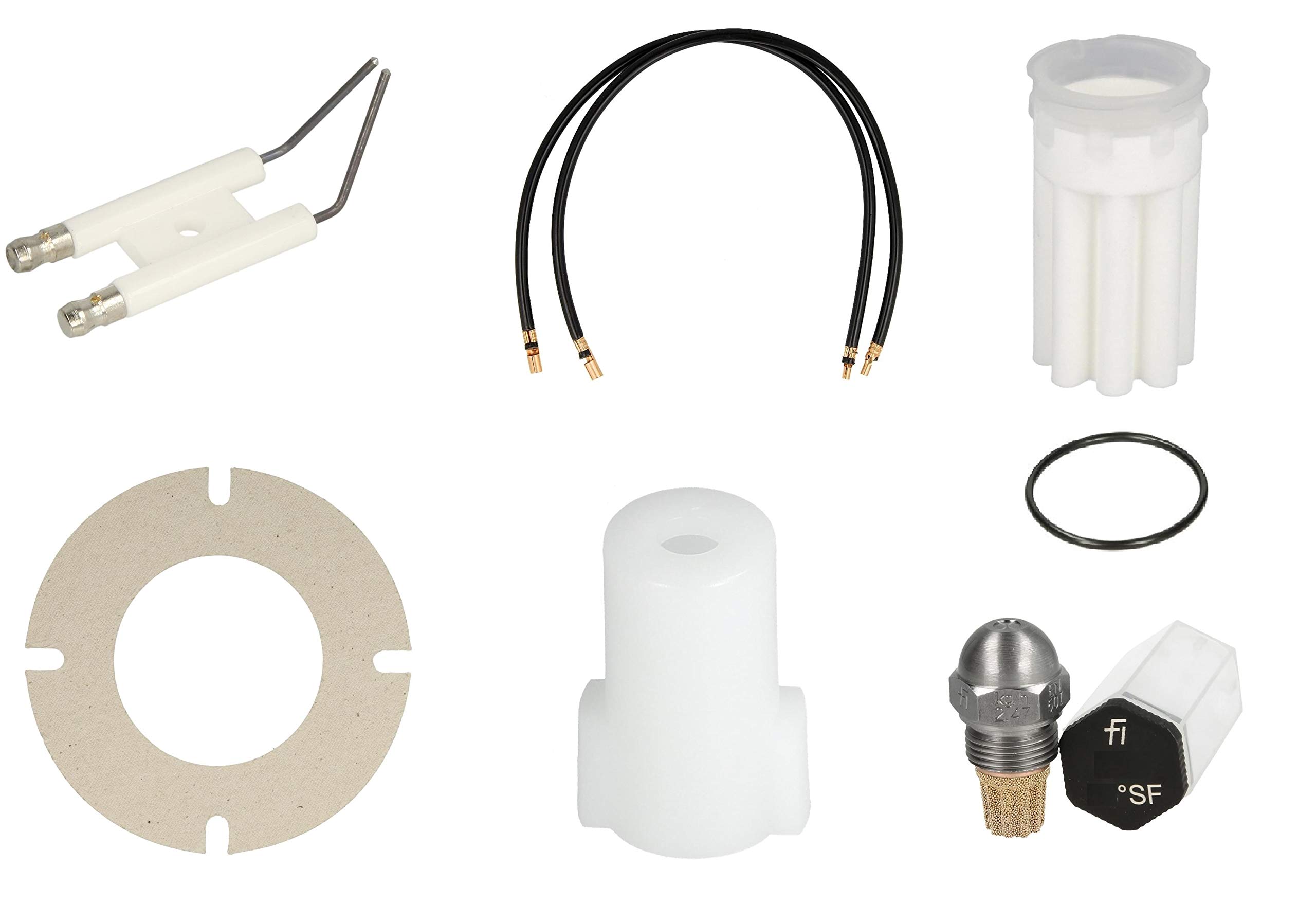 Wartungsset für Giersch R1-V(-L)-BI Nox, R 1-V-L-LN, R 1(-V)(-L) komplett Set (Düse 0,55-60° S/SF)