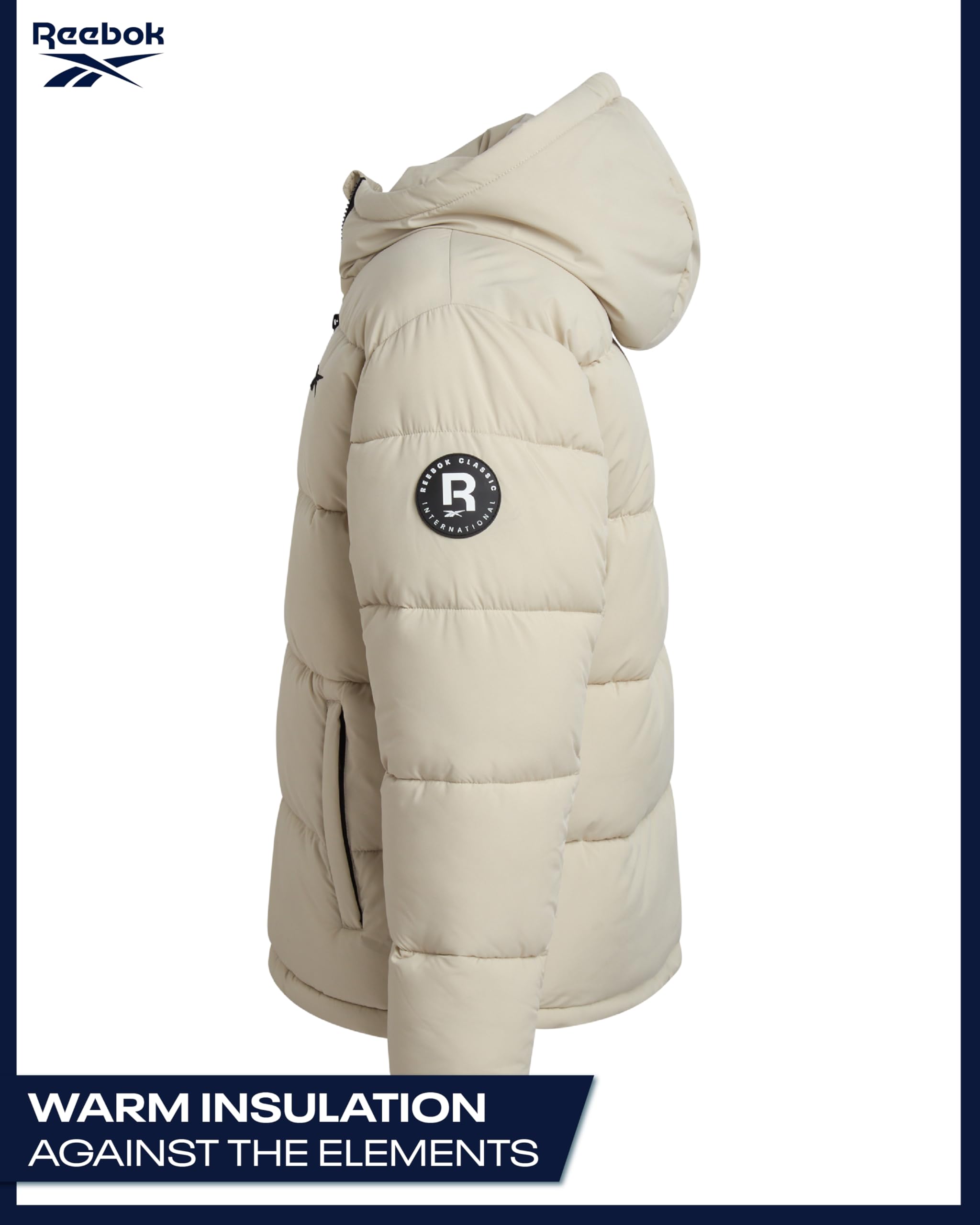 Reebok B Stretch Puffer Jkt Giacche Capispalla Bambini e ragazzi