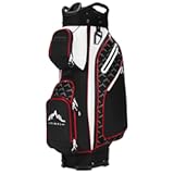 14 Way Golf Cart Bag Featuring Full-Length Divider Top and Multiple Pockets&comma; Golf Bag for Men with Handles and Rain Cover