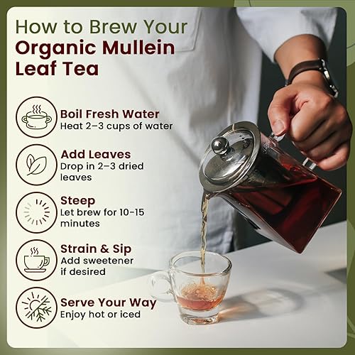 Miniatura 7 de Organic Way Hoja de neem cortada y tamizada  Té de hierbas  Hoja de neem premium  Certificado USDA  Sin OMG y sin gluten  Origen - India (4 oz - 14