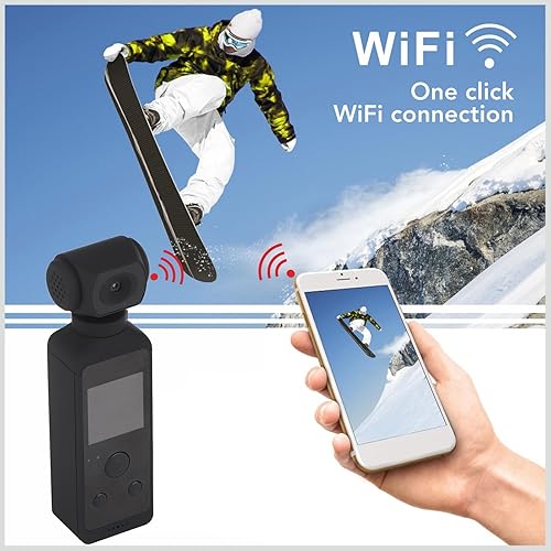 Miniatura 2 de Cámara de acción, videocámara de mano de 16MP 4K 30FPS, cámara de buceo antivibraciones con pantalla LCD HD de 1.3 pulgadas, micrófono, soporte de