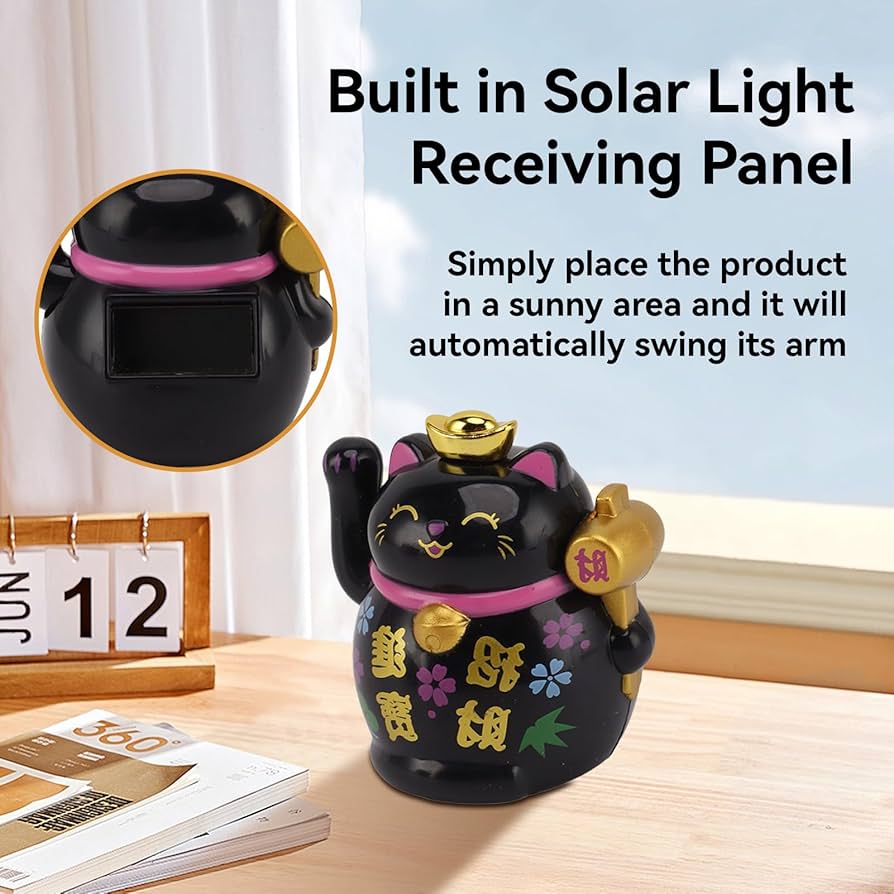 Amazon.com: Cyrank Lucky Beckoning Cat, Japanese Maneki Neko Lucky