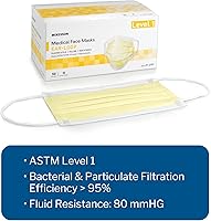 Vista 2 de McKesson Procedure Mask Pleated 91-2101