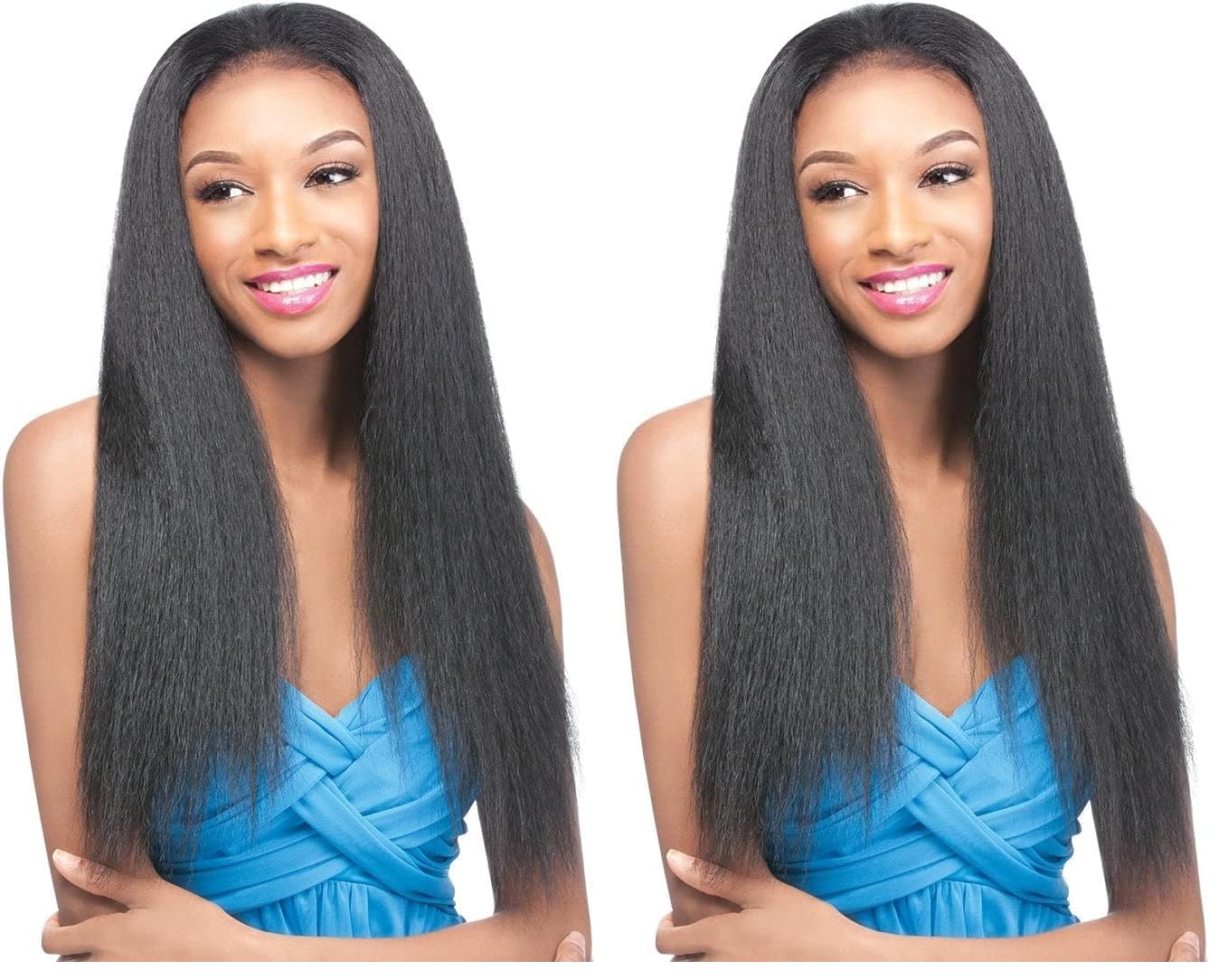 Outre Synthetic Hair Half Wig Quick Weave Annie, 1B