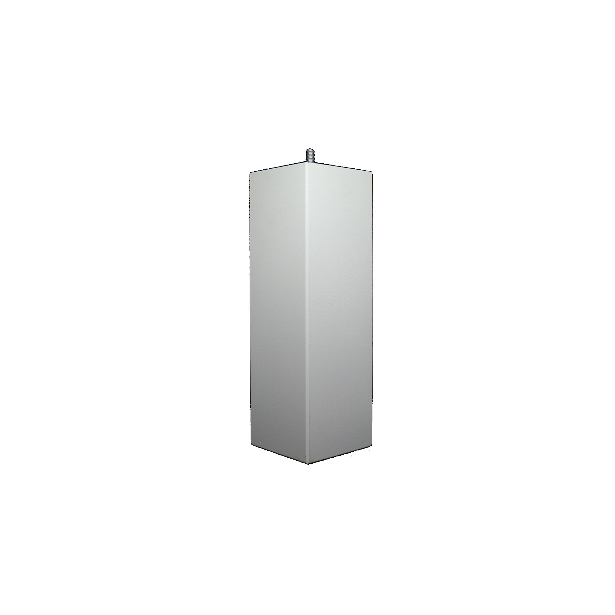 La fabrique de Patas am20170145 Juego de 4 Patas de Cama de Madera Lacado Blanco 25 x 8 x 8 cm